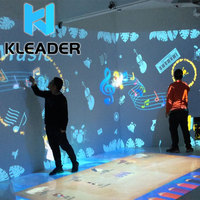 Projection murale tactile musicale Interactive, conception d'art de cartographie, jeux d'écran magique, poudlard nu conducteur pour enfants avec électrique