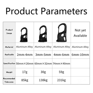 Aluminum Alloy Outdoor Camping <b>Canopy</b> Windproof Rope Automatic Tightening Buckle <b>Tent</b> Rope Tensioner Self-locking Tie Buckle - Product Image 2