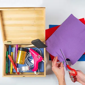 Caja de madera con cierre de pestillo, caja de recuerdo de madera con acabado mate, cajas decorativas con tapa bisagras