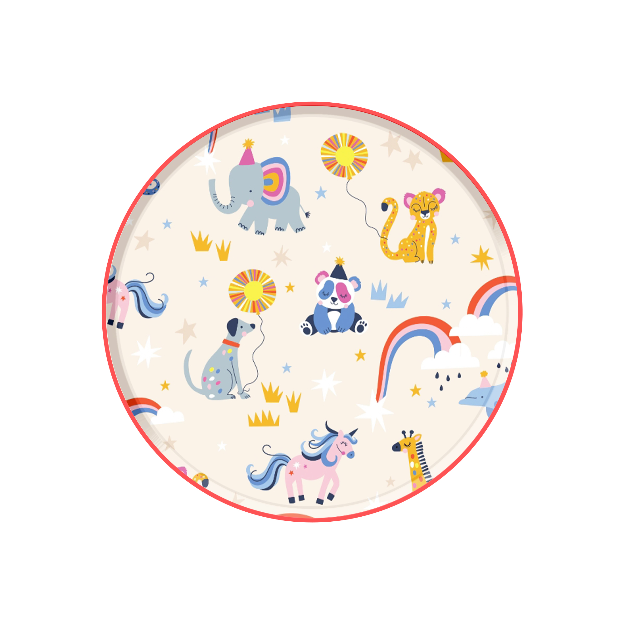 Plato de 7 pulgadas - 8