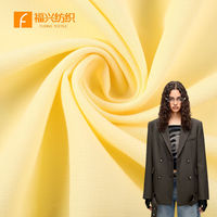 Tissu de costume en laine TR en gros, infroissable, extensible, respirant, viscose/polyester, uni, pour vêtements féminins