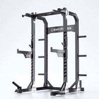 Machine Smith multifonctionnelle commerciale, équipement de fitness d'entraînement en intérieur avec banc de musculation, rack à squats et structure Flying Bird en tube robuste
