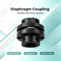 Accouplement à diaphragme SFS JM, diaphragmes en acier inoxydable, diamètre de trou sur mesure OEM, compensation forte des décalages, couple élevé