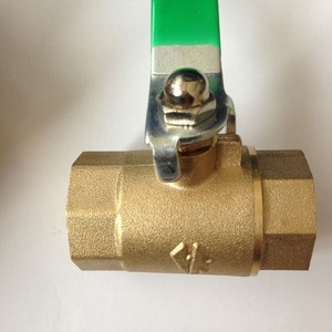 Brass Ball Valve 1/2 In Internal Thread Manual Water Supply With Pressure Resistant For Chemical Wastewater Treatment - Product Image 1