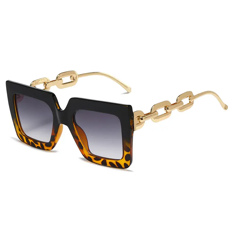New Arrivals Fashion Design Plastic big frame Women Men Vintage sun glasses Sunglasses