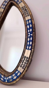 Marco decorativo con incrustaciones de hueso con estilo para uso doméstico y de oficina 4x6, 7x9, 10x15 pulgadas disponibles en cantidad a granel - Product Image 4