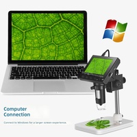 A 4.3-inch Digital Microscope for Medical Testing, Featuring a High-definition Monocular Microscope with 1000x Magnification.