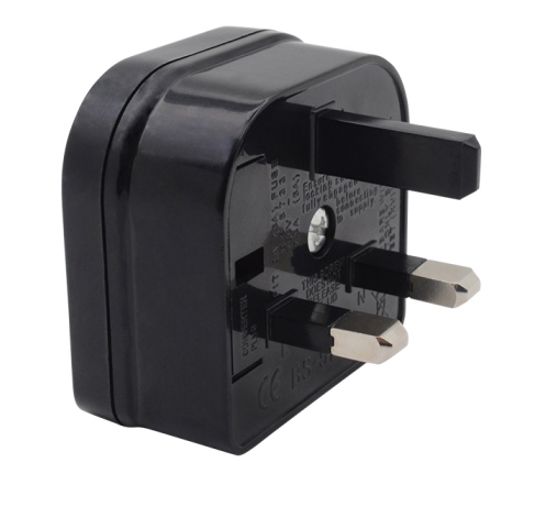 Converter EU 2 pin to UK 3 pin adaptor europe to uk plug adapter charger