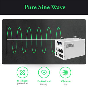 Générateur portatif d'alimentation de <span class=keywords><strong>batterie</strong></span> solaire 1500w 230v <span class=keywords><strong>pour</strong></span> la charge de <span class=keywords><strong>batterie</strong></span> de camping à la maison extérieure Tragbare Lifepo4 - Product Image 2