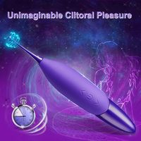 Juguetes sexuales para adultos-Estimulador vibrador de punto G del clítoris femenino potente de alta frecuencia con movimiento giratorio
