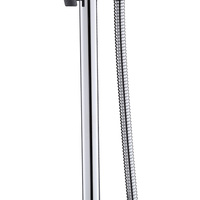 Colonne de douche apparente de haute qualité, moderne, avec fonction pluie, mitigeur thermostatique, en ABS, finition polie, jet froid et fonction pause douce