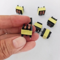 Custom EE13 Variable Inductor 0.11mH 57T 0.5mm Enameled Wire High Frequency EE13 Ferrite Core for Consumer Electronics Power