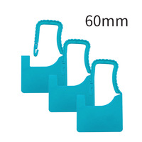 Sceau de sécurité en plastique PP standard de 60 mm, avec logo personnalisé et numéro, pour conteneurs, sacs, logistique financière