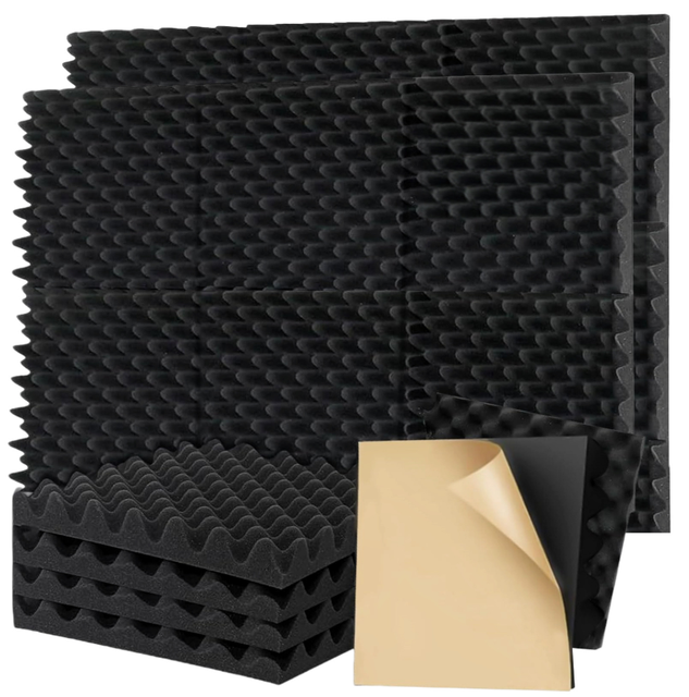 Acoustic Foam Panels for Soundproofing and Noise Cancelling for Studios Bedrooms Hotels Schools