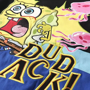 เสื้อแจ็คเก็ตปักลายการ์ตูนแบบสั่งทำพิเศษ คุณภาพสูง สไตล์บอมเบอร์/เบสบอล - Product Image 6