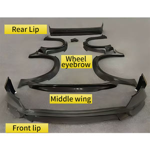 Convient pour Lexuss <span class=keywords><strong>LX570</strong></span> mise à niveau <span class=keywords><strong>WALD</strong></span> passage de roue petit surround lèvre avant et arrière élargissement modification accessoire passage de roue - Product Image 2