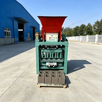 Petite machine électrique de fabrication de briques en béton, machine de fabrication de briques en cendres volantes, machine de fabrication de briques creuses en ciment diesel