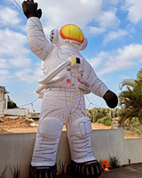Modèle d'astronaute gonflable géant pour l'extérieur, grand éclairage, modèle de personnage de dessin animé, astronaute spatial