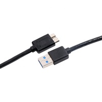 Kabel Data Micro B USB 3.0 OEM/ODM Kustom dengan Pelindung Anyaman untuk Hard Drive dan Scanner Komputer