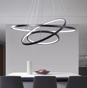 Zeal Lighting lujo botánico cúpula anillo colgante luces oro moderno burbuja de vidrio para el hogar - Product Image 1