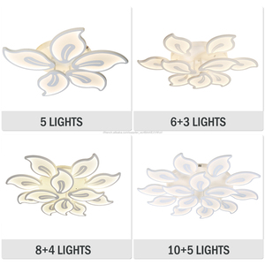 Moderne plafond pendentif suspension lumière suspension lampe lustre chambre <span class=keywords><strong>Led</strong></span> couleur changeante linéaire lumière - Product Image 3