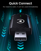 Diskon 30% Adaptor Mobil Mini 2 in 1 Universal Plug and Play Adaptor Sistem CarPlay Nirkabel untuk Mobil