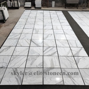 Baldosas de Mármol Calacatta <span class=keywords><strong>Oliva</strong></span> Pulido 24x24, Baldosas de Piedra Natural para Paredes y Pisos de Baños - Product Image 1