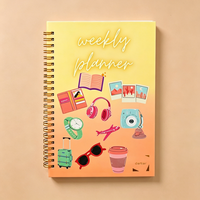 Cuadernos Personalizados A5 con Espiral, Páginas Rayadas, Blocs de Notas, Impresión en Dorado, Papel PP de Alta Calidad, Personalizables para Estudiantes Escolares