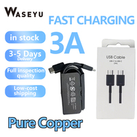 Câble USB-C en nylon 3A Type-C PD à charge rapide avec conducteur en cuivre pur et blindage tressé pour Note10