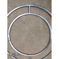 KH vente en gros fleur cristal gland rideau rond cerceau cadre en métal plafond suspendu pour la décoration de plafond de mariage