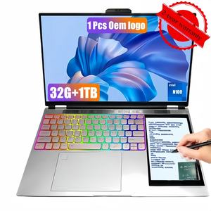 Hot Sale HL156D Business <b>Notebook</b> Laptop 15.6"+7" Dual Screen Touch Wireless Windows 11 Intel Processor SSD Brand New for - Product Image 6