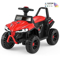 Voiture électrique pour enfants en gros, jouet à batterie, 4 roues, roues tout-terrain stables, lumières LED, voiture électrique pour enfants