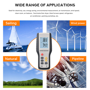 Anemómetro Mecánico de Alta Precisión HTI HT-9829, Anemómetro Digital de Velocidad del Viento Marino para Grúa Torre - Product Image 5