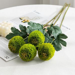 M-1023 Vente en gros d'arrangements <span class=keywords><strong>de</strong></span> fleurs artificielles, <span class=keywords><strong>pompons</strong></span> <span class=keywords><strong>de</strong></span> chrysanthèmes, fleurs artificielles en soie, pissenlits - Product Image 5