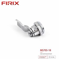 Serrure à came à clé en acier inoxydable MS705-18 |   Loquet antivol étanche et durable en acier poli pour armoires extérieures
