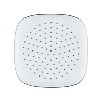 Modern 8 İnç 1 Fonksiyonlu Kare-Yuvarlak Krom ABS Panel Tek Vitesli Silikon Tıkanmaz Yağmur Duş Başlıkları (Apartmanlar İçin)