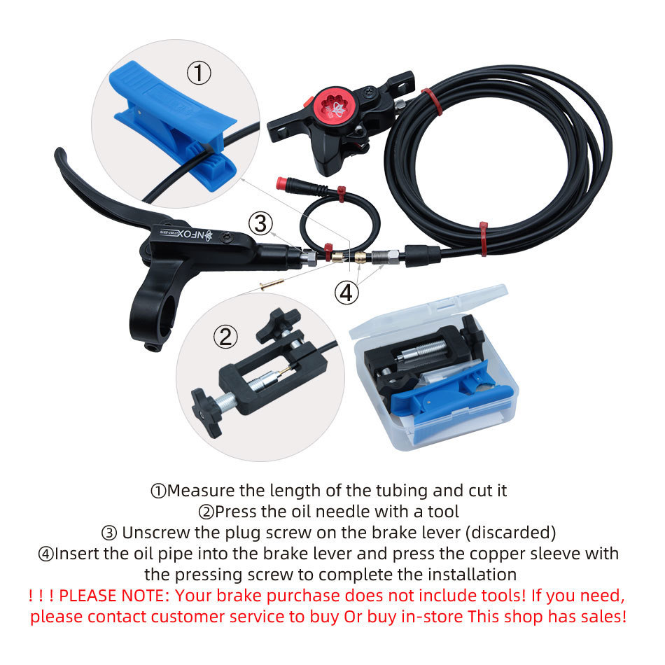 NFOX GT267 Power off Brake Handle for E-Bike Hydraulic Brakes