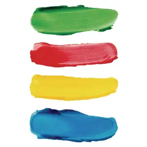 Cada 16,9 oz/500ml 4 colores no tóxico pintura a mano niños pintura de dedos para niños pequeños pintura sensorial lavable para dedos
