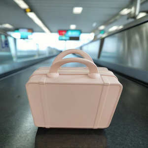 Valigia Vintage da Viaggio <span class=keywords><strong>per</strong></span> Trucco da 14 Pollici <span class=keywords><strong>per</strong></span> Donna, Compatto e Chiudibile, Design Leggero, Logo Olografico - Product Image 6