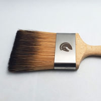Pinceaux de peinture professionnels CHOPAND, manche en bois, matériau personnalisé, pinceau décoratif