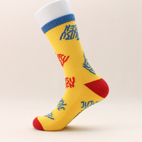 Chaussettes de sport de football Chaussettes de compression bleu vert pour hommes et femmes