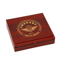 Jiabo – Collection de pièces d'or en métal Souvenir personnalisé de 20 ans avec emballage en bois de luxe