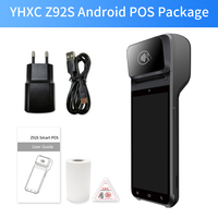 Imprimante de reçus et d'étiquettes portable Android 14 de 5,5 pouces, machine POS mobile Bluetooth, système tout-en-un, lecteur de codes-barres Z92S