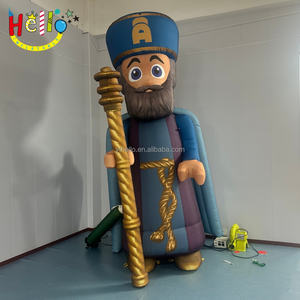 Ballon gonflable humain extérieur, modèle de vieil homme gonflable personnalisé, dessins d'art de bande dessinée pour la publicité - Product Image 4