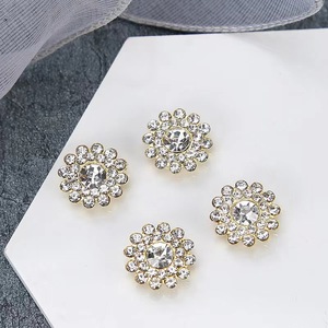 14mm colorato strass di girasole bottoni per cucire perle di cristallo per la creazione di gioielli fai da te accessori per capelli accessori per capelli - Product Image 3