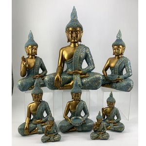 <span class=keywords><strong>Redeco</strong></span> estatua de Buda de resina clásica de alta calidad artesanía de Buda de poliresina para decoraciones al aire libre para el hogar - Product Image 6
