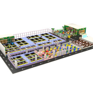 Aire de jeux commerciale pour enfants, équipement de terrain de jeux intérieur pour centre commercial avec parc de trampolines pour maisonnette de jeu pour tout-petits - Product Image 1