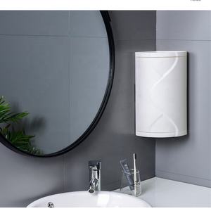 Portaspazzolino e Portasapone Girevole <span class=keywords><strong>per</strong></span> <span class=keywords><strong>Doccia</strong></span>, Mensola <span class=keywords><strong>Angolare</strong></span> in Plastica <span class=keywords><strong>per</strong></span> Cucina - Product Image 5