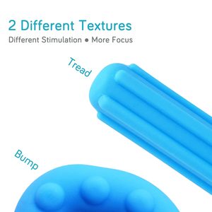 Tự kỷ đặc biệt nhu cầu bằng miệng động cơ nhai công cụ 4 gói Silicone <span class=keywords><strong>Chew</strong></span> Ống mọc răng gậy cảm giác nhai đồ chơi cho trẻ em tự kỷ - Product Image 4