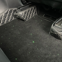 Tapis Twinkle Stars pour Tesla Model Y/3, tapis lumineux LED avec télécommande par application, matériau PVC, épaisseur 10 mm, ensemble complet